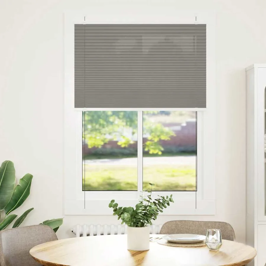 Store plissé anthracite 85x150 cm largeur du tissu 84,4 cm - 2