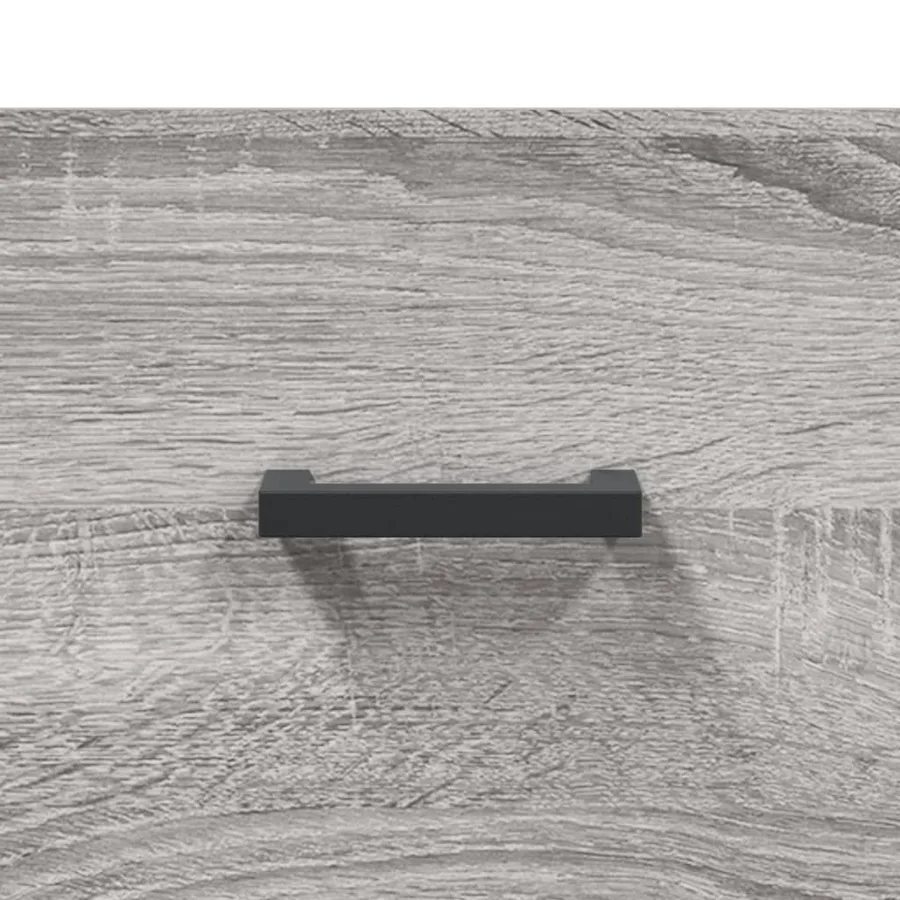 Buffet haut Sonoma gris 69,5x34x180 cm Bois d'ingénierie - 10