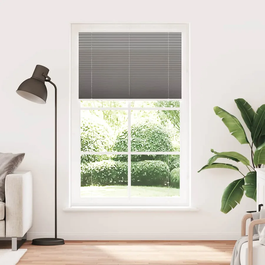 Store plissé anthracite 120x200 cm largeur du tissu 119,4 cm - 2