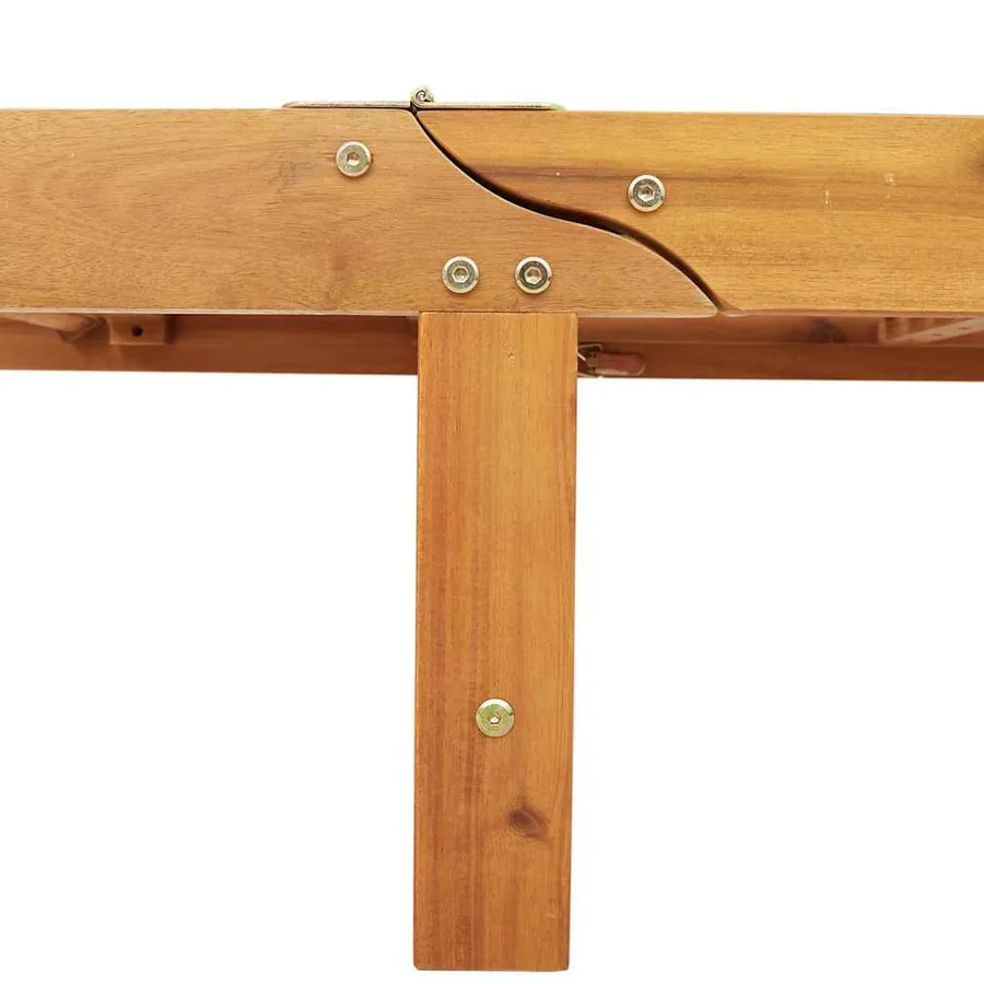 Chaises longues lot de 2 Bois d'acacia solide - 6