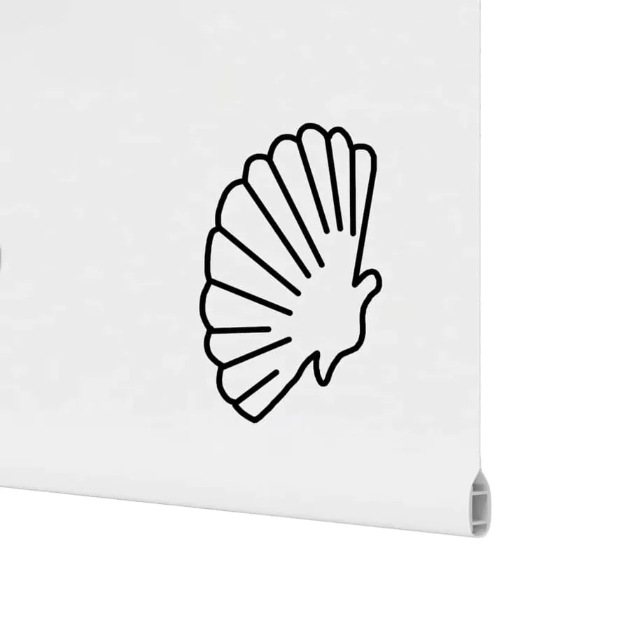 Store enrouleur de douche 90x240 cm largeur du tissu 86 cm - 12
