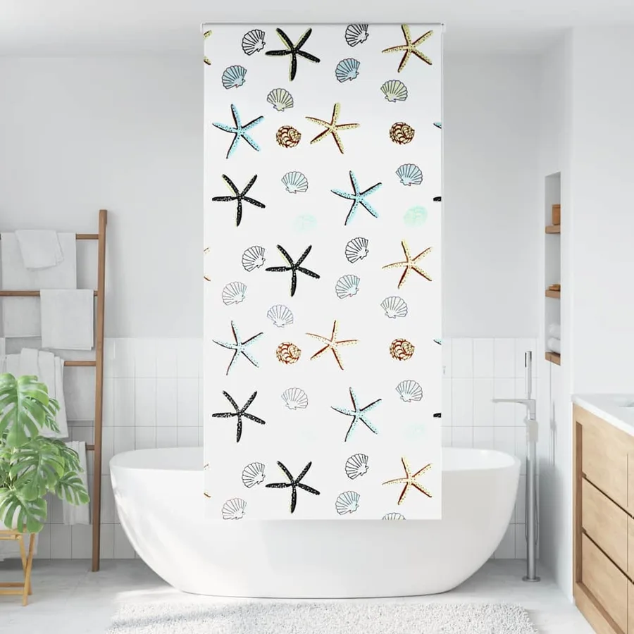 Store enrouleur de douche 90x240 cm largeur du tissu 86 cm - 2