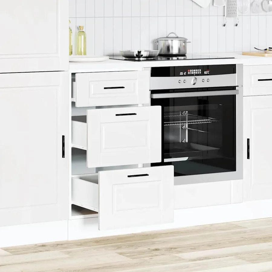 Armoire de cuisine Porto blanc bois d'ingénierie - 3