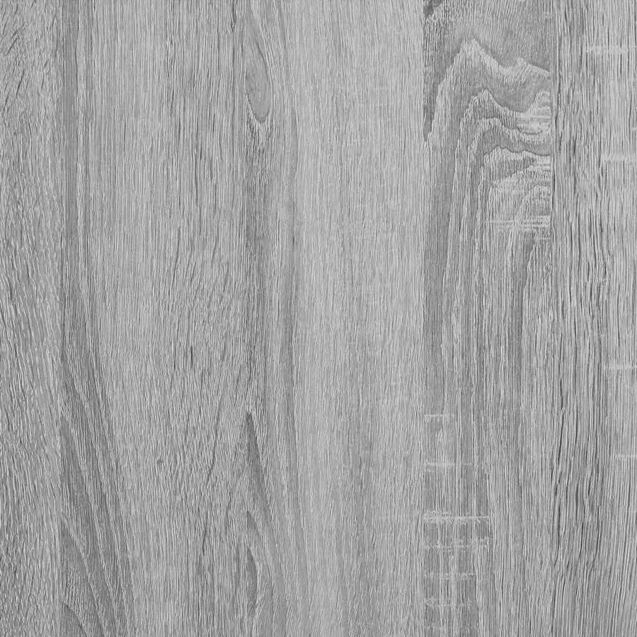 Meuble TV sonoma gris 240x35x41 cm bois d'ingénierie - 9