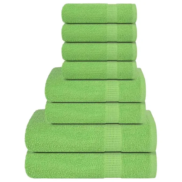 Ensemble de serviettes FROGN 8 pcs vert pomme 360 g/m²