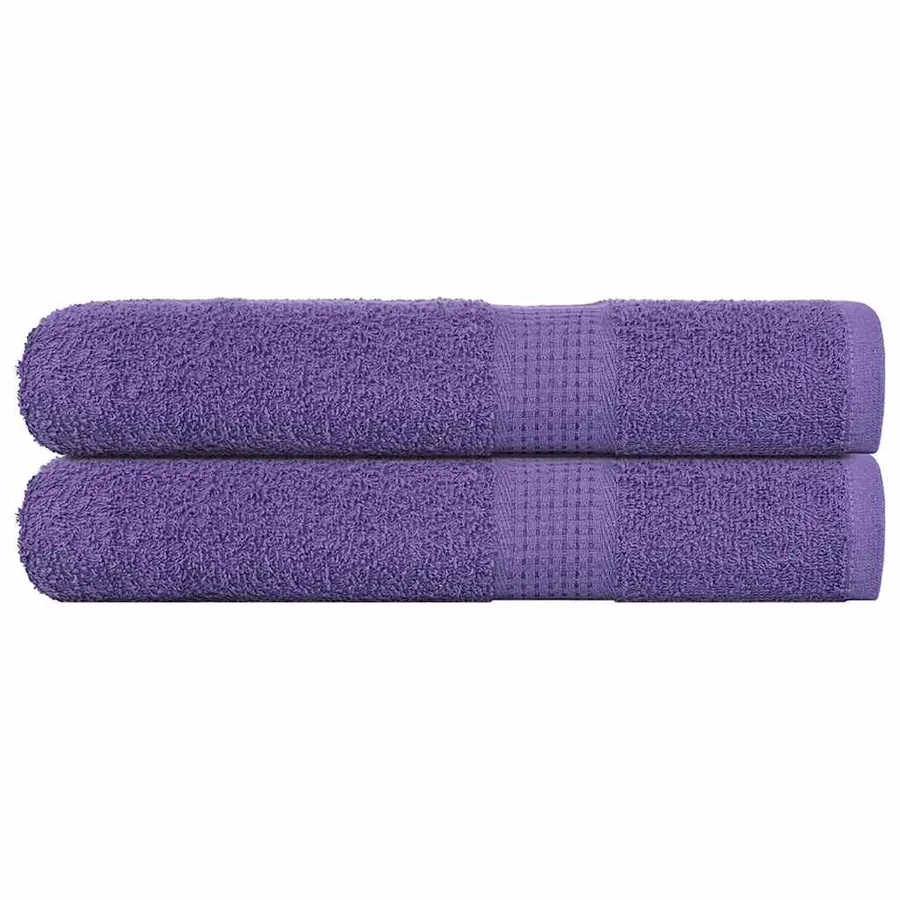 Serviettes de sauna FROGN 2 pcs violet 80x200 cm 360 g/m²