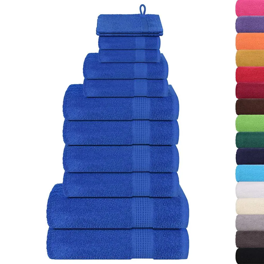 Ensemble de serviettes FROGN 12 pcs bleu 360 g/m² - 2