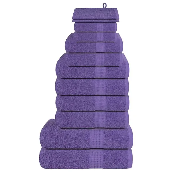 Ensemble de serviettes FROGN 12 pcs violet 360 g/m²