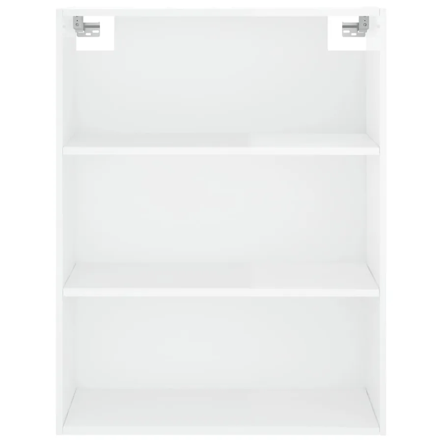 Buffet haut Blanc brillant 69,5x34x180 cm Bois d'ingénierie - 5