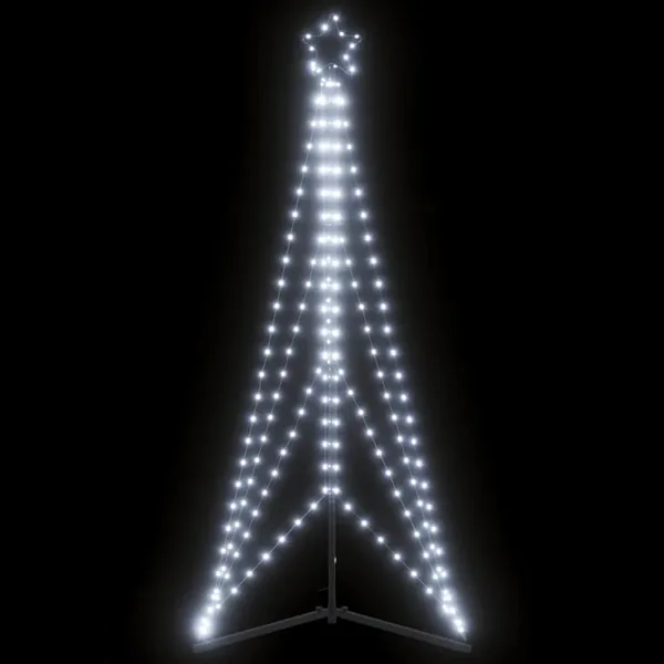 Sapin de Noël à LED 363 LED blanc froid 182 cm