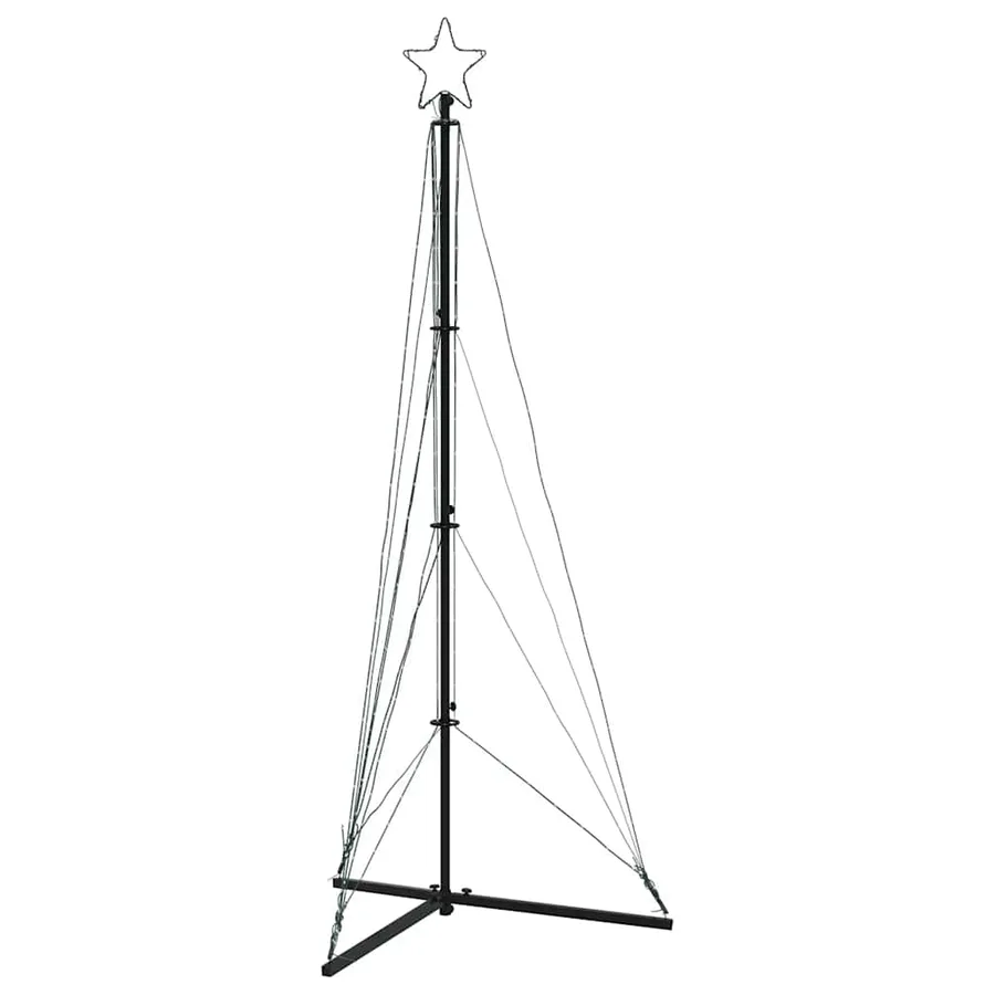 Sapin de Noël à LED 363 LED blanc froid 182 cm - 4