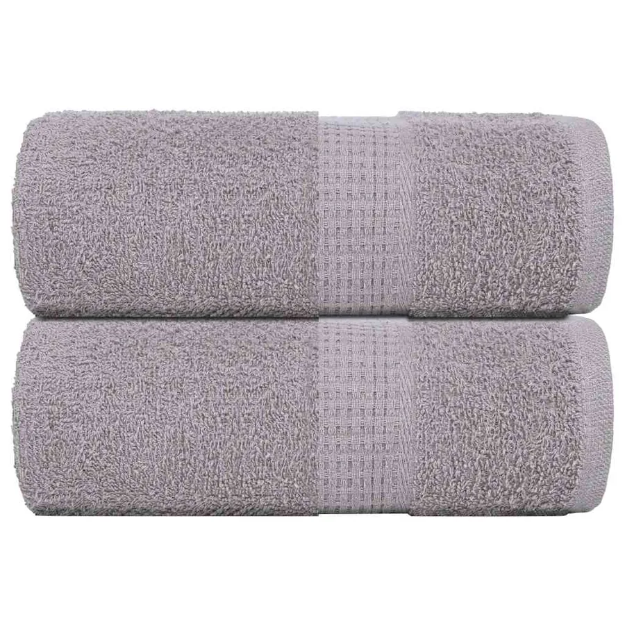 Serviettes de toilette FROGN 2 pièces Gris 30x30 cm 360 g/m²