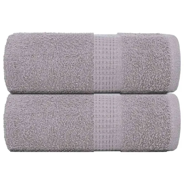 Serviettes de toilette FROGN 2 pièces Gris 30x30 cm 360 g/m²