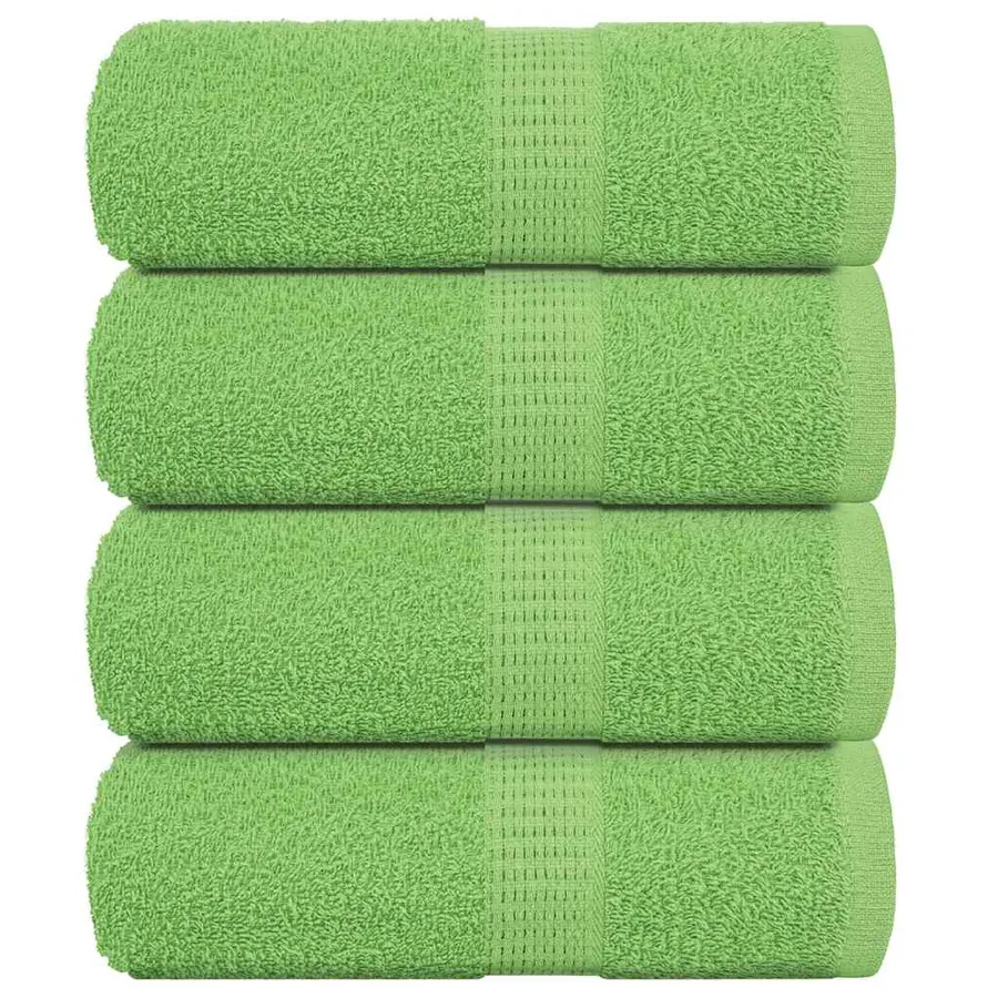 Serviettes d'invité FROGN 4pcs vert pomme 30x50cm 360 g/m²