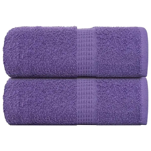 Serviettes de visage FROGN 2 pcs violet 30x30 cm 360 g/m²