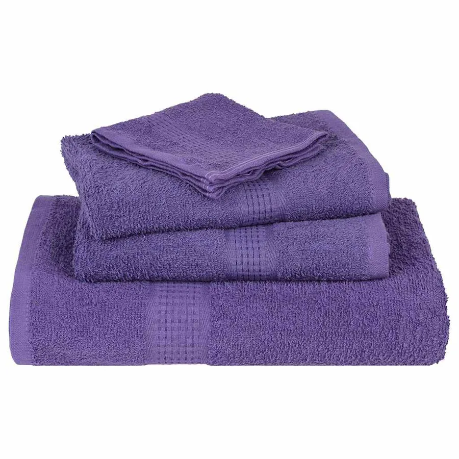 Serviettes de visage FROGN 2 pcs violet 30x30 cm 360 g/m² - 4