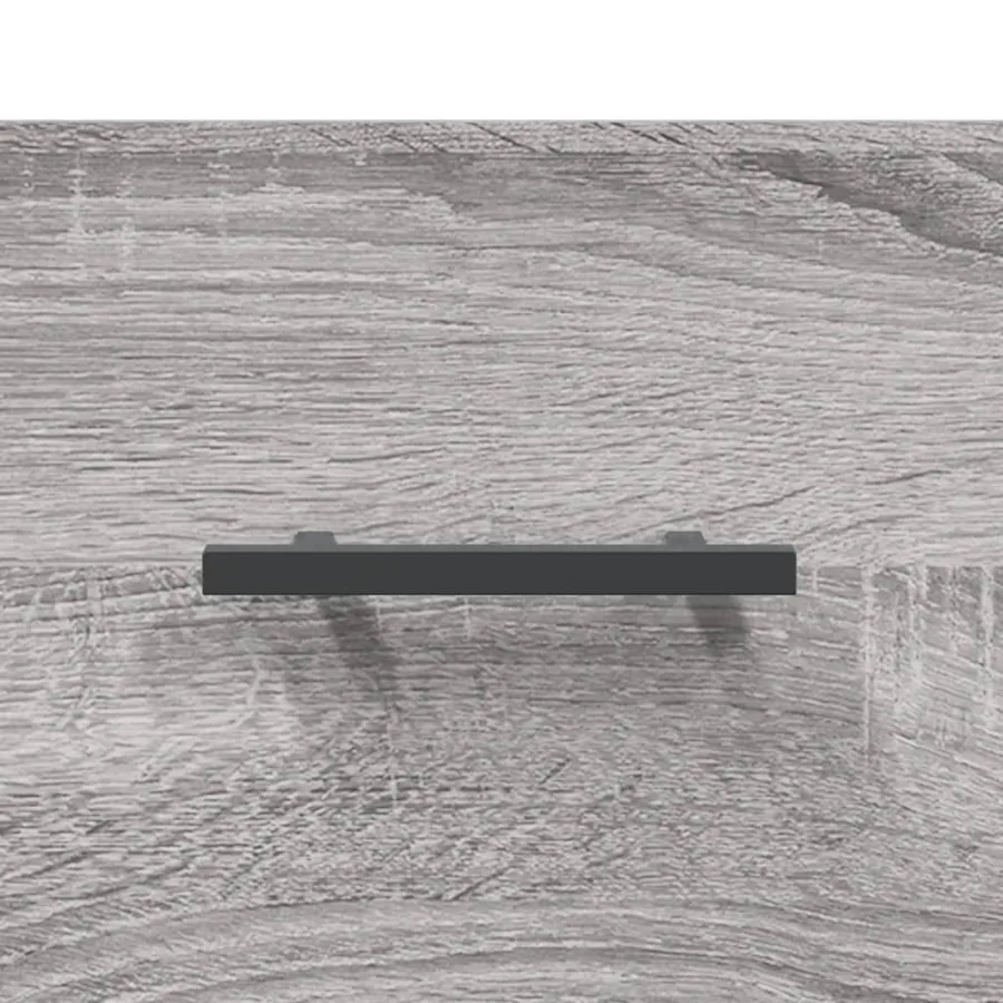 Buffet haut Sonoma gris 69,5x34x180 cm Bois d'ingénierie - 10