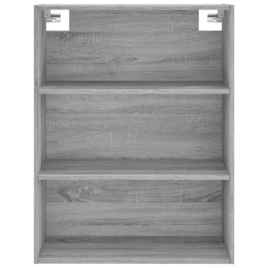 Buffet haut Sonoma gris 69,5x34x180 cm Bois d'ingénierie - 6