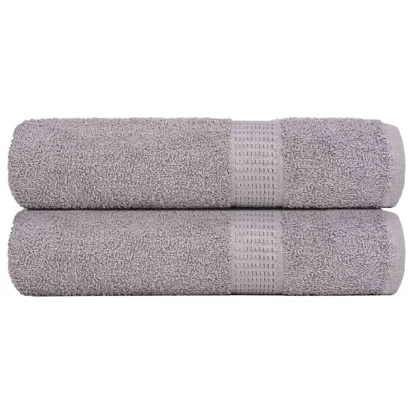 Essuie-mains FROGN 2 pcs gris 50x100 cm 360 g/m²