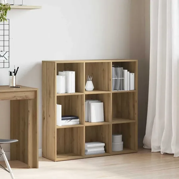 Armoire à livres chêne artisanal 98x29x97,5 cm