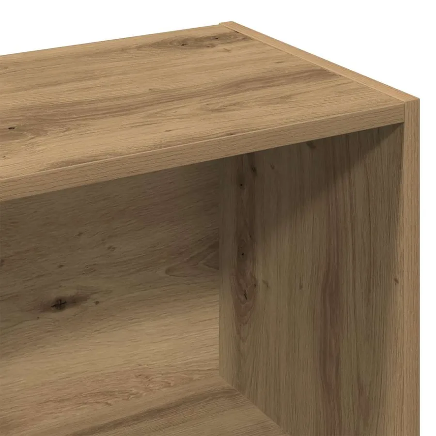 Armoire à livres chêne artisanal 98x29x97,5 cm - 8