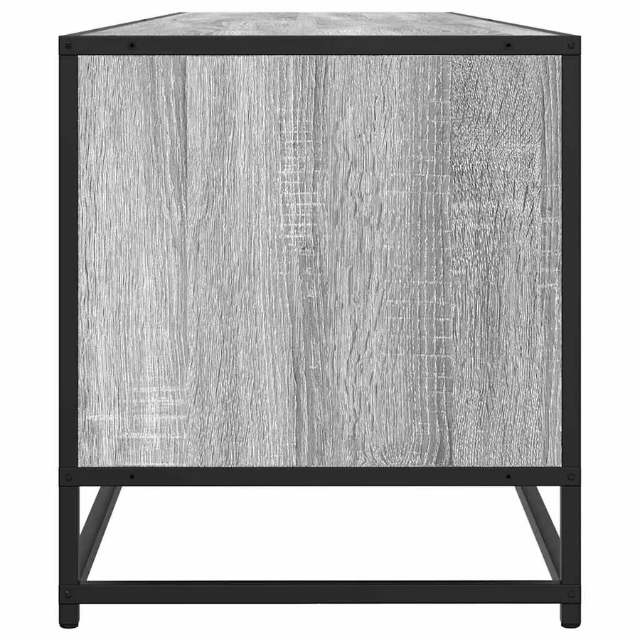 Meuble TV sonoma gris 180,5x40x46 cm bois d'ingénierie - 6