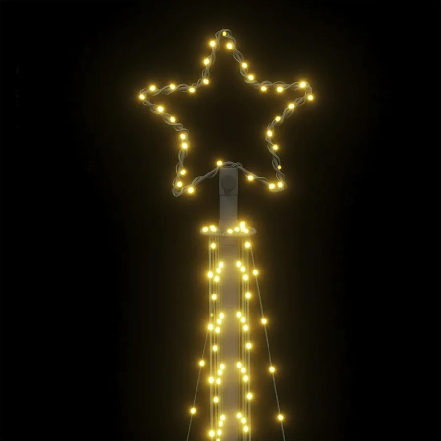 Sapin de Noël à LED 495 LED blanc chaud 300,5 cm - 10