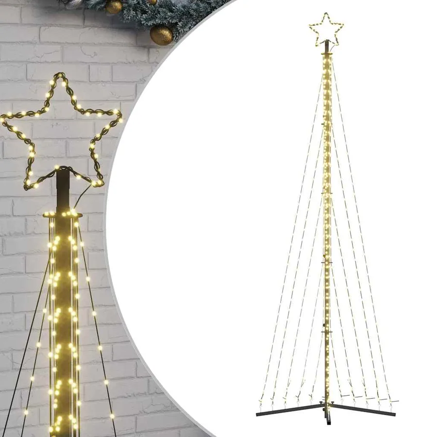 Sapin de Noël à LED 495 LED blanc chaud 300,5 cm - 2