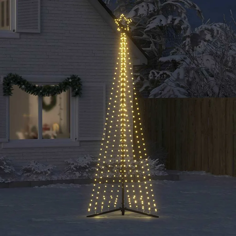 Sapin de Noël à LED 495 LED blanc chaud 300,5 cm - 3