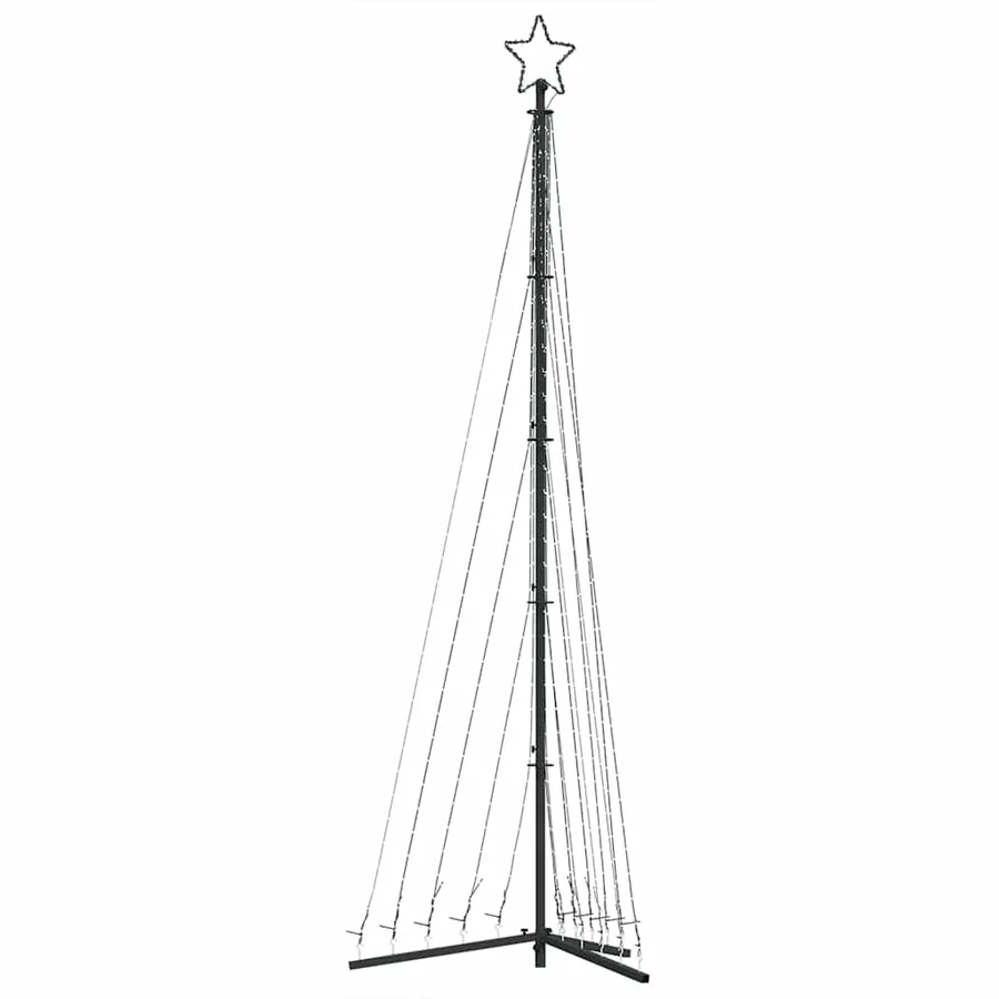 Sapin de Noël à LED 495 LED blanc chaud 300,5 cm - 4