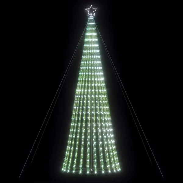 Sapin de Noël à LED 1028 LED blanc froid 403 cm