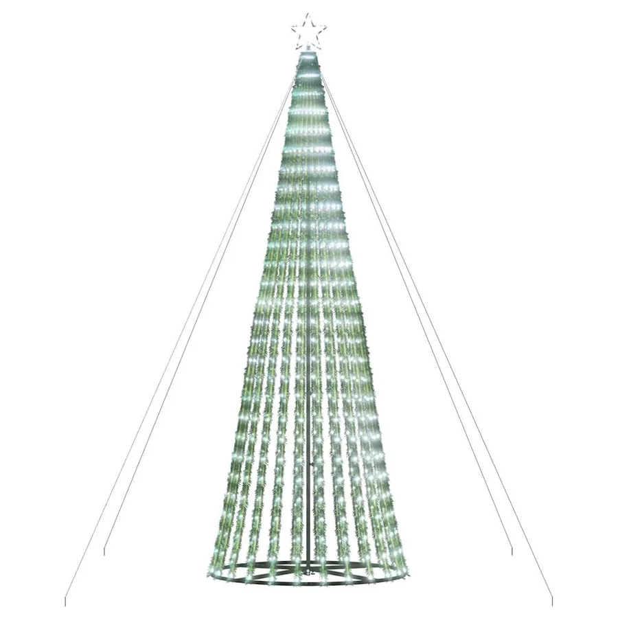 Sapin de Noël à LED 1028 LED blanc froid 403 cm - 5