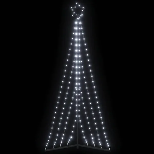 Sapin de Noël à LED 339 LED blanc froid 182 cm