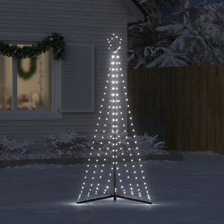 Sapin de Noël à LED 339 LED blanc froid 182 cm - 3