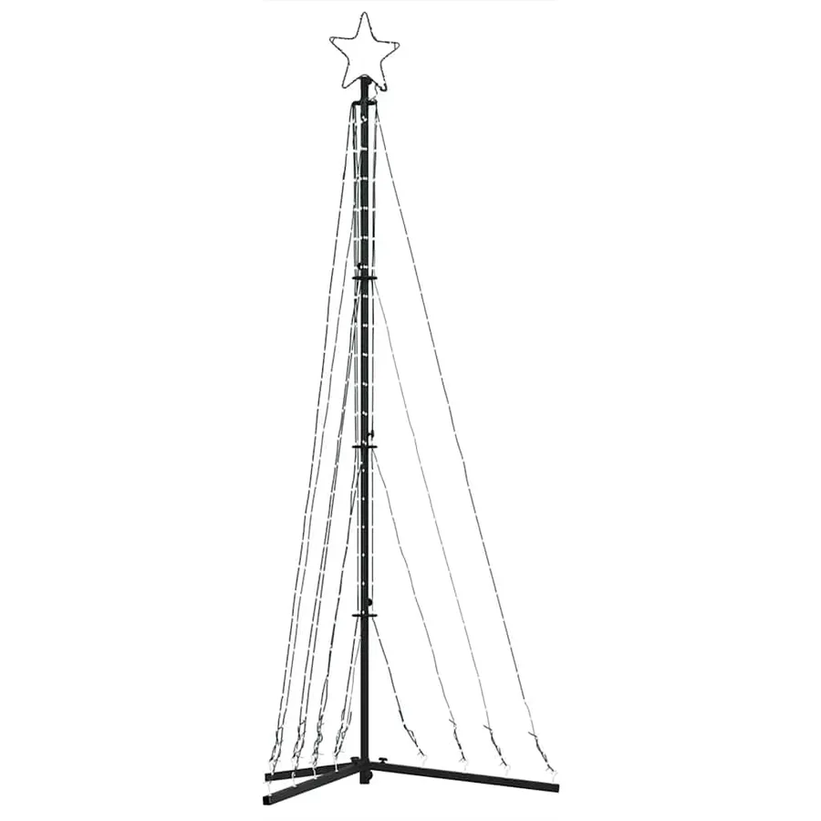 Sapin de Noël à LED 339 LED blanc froid 182 cm - 4