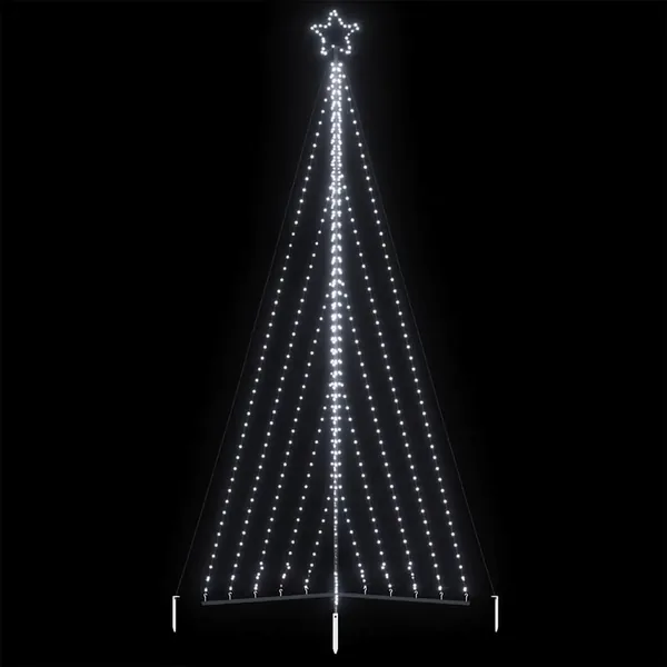 Sapin de Noël à LED 570 LED blanc froid 399 cm