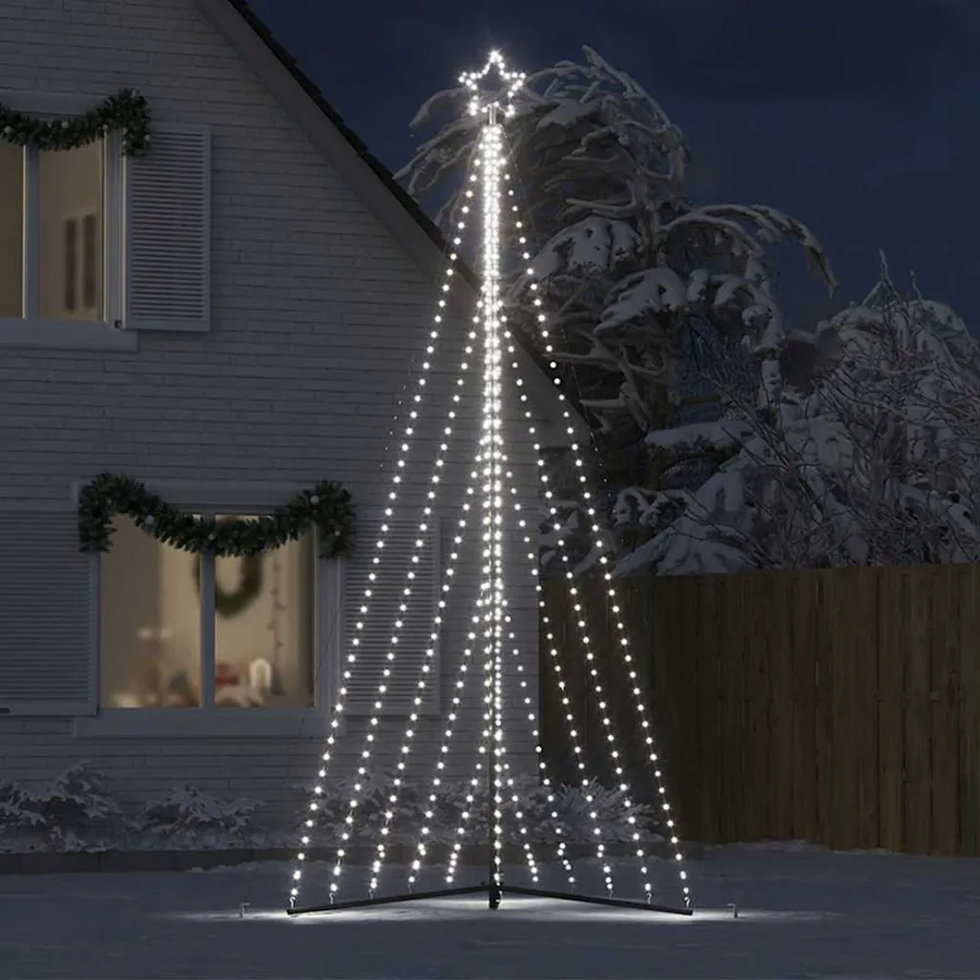 Sapin de Noël à LED 570 LED blanc froid 399 cm - 3