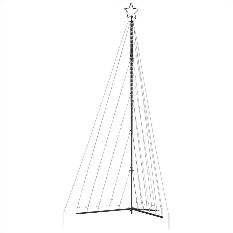 Sapin de Noël à LED 570 LED blanc froid 399 cm - 4