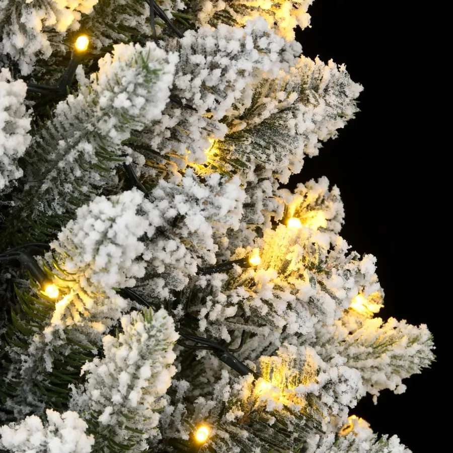 Sapin de Noël artificiel 300 LED et neige floquée 210 cm - 7