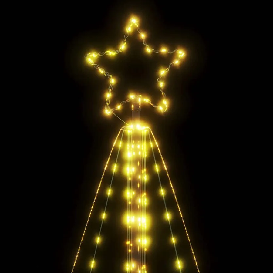 Sapin de Noël à LED 615 LED blanc chaud 404,5 cm - 10