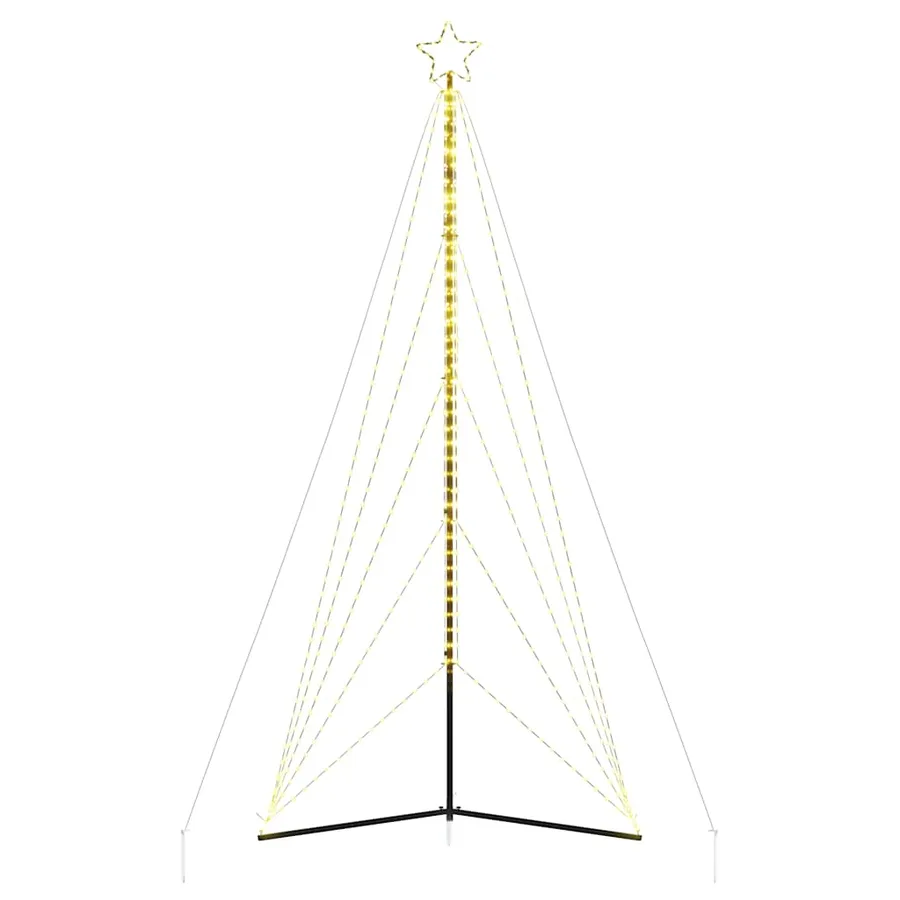 Sapin de Noël à LED 615 LED blanc chaud 404,5 cm - 6