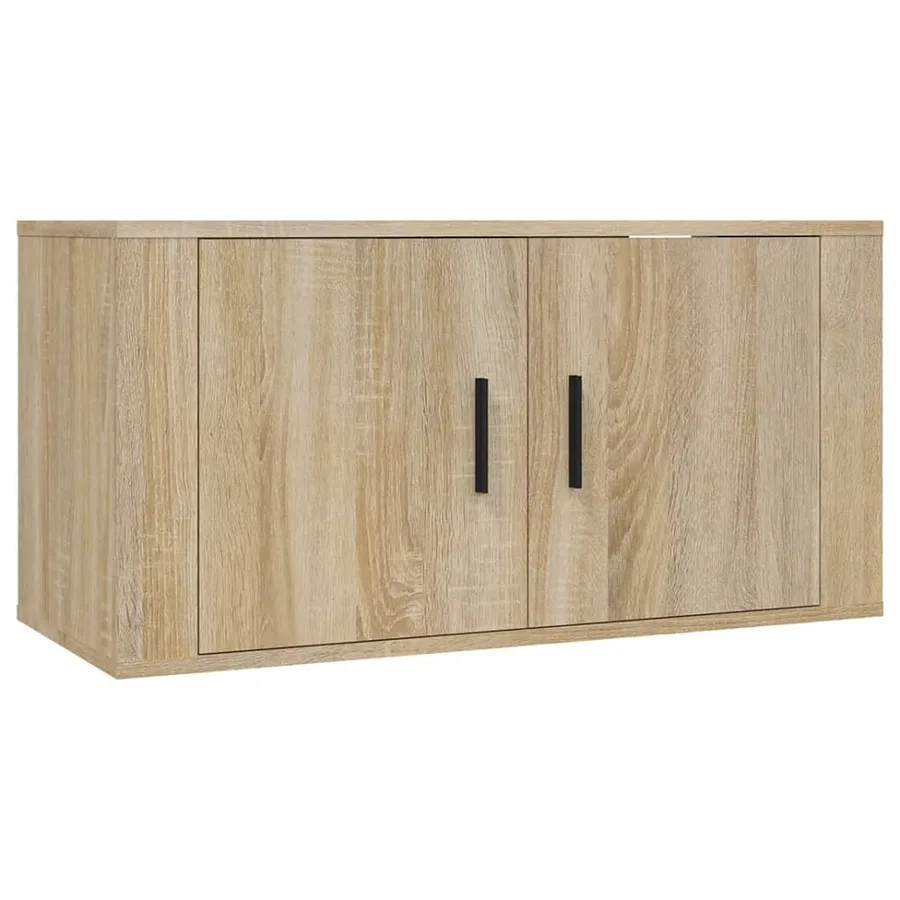 Ensemble de meubles TV 3 pcs Chêne sonoma Bois d'ingénierie - 4