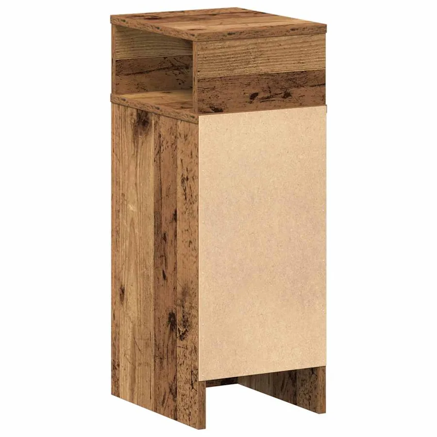 Tables de chevet 2 pcs avec tiroir bois ancien 25 x 31 x 66 cm - 8
