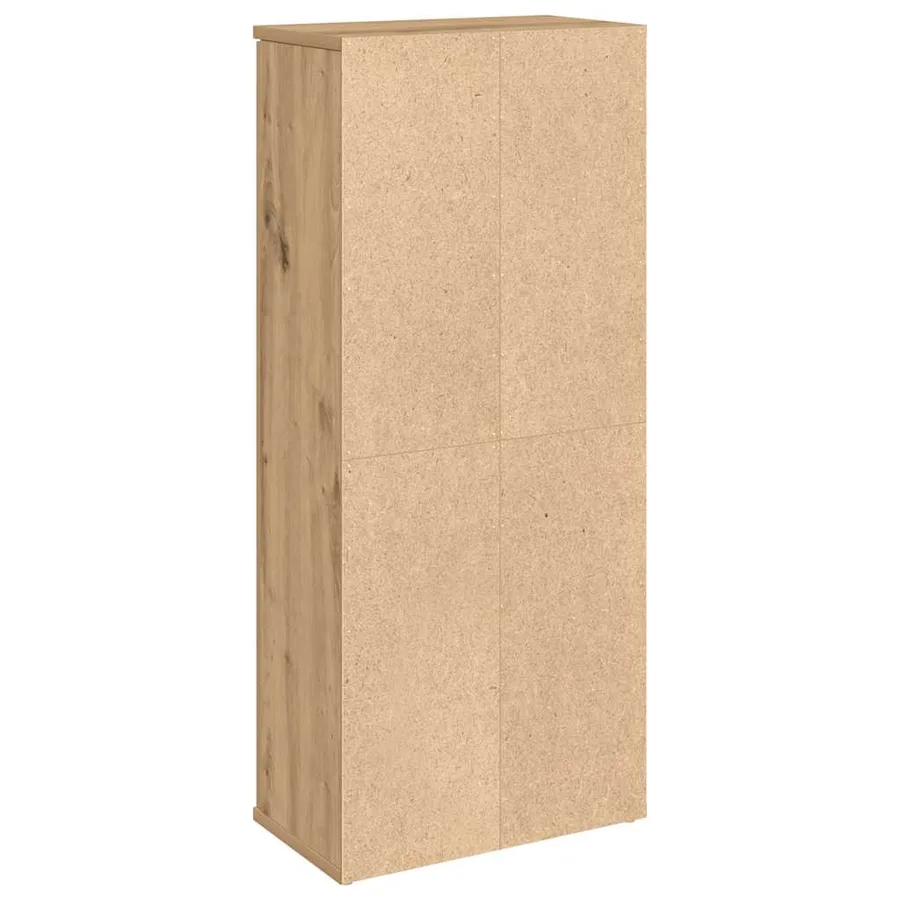 Meuble de salle de bain avec porte-rouleau chêne artisanal - 7