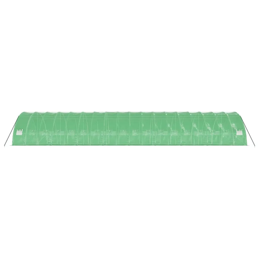 Serre avec cadre en acier vert 108 m² 18x6x2,85 m - 5