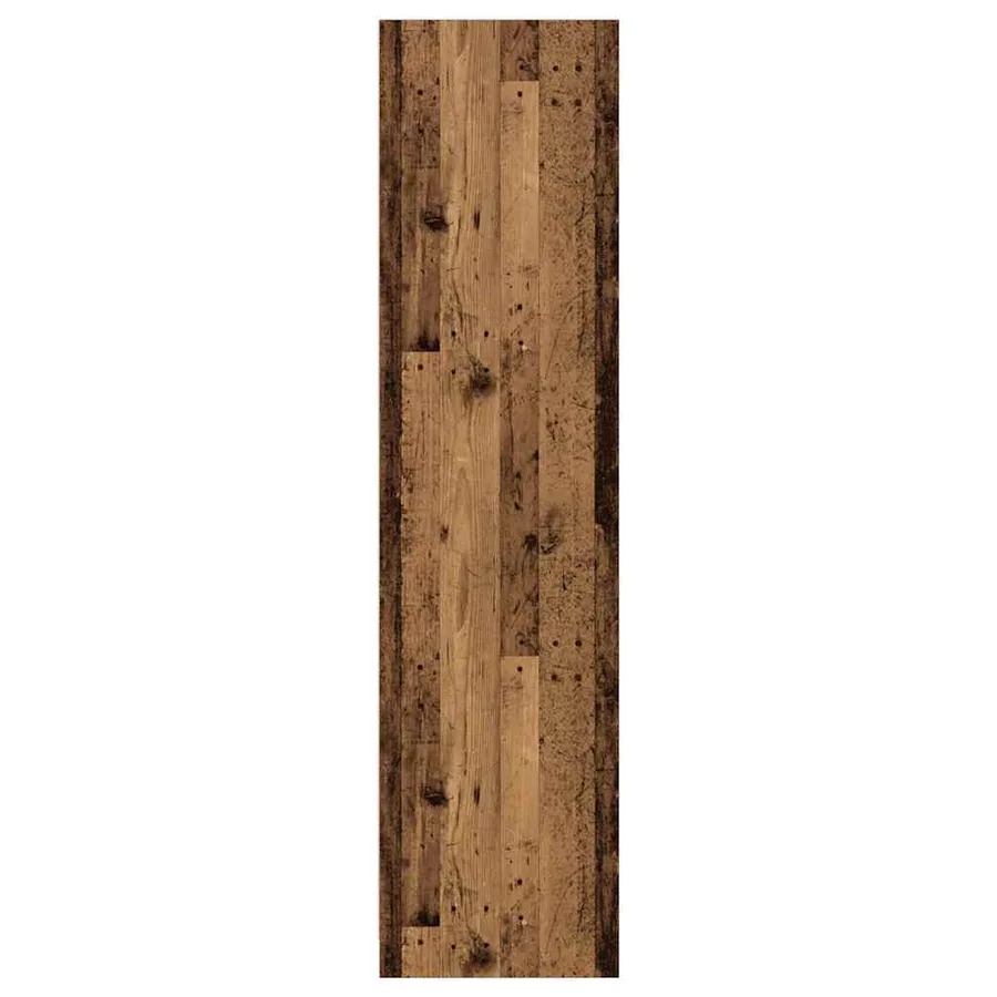 Garde-robe vieux bois 100x50x200 cm bois d'ingénierie - 5