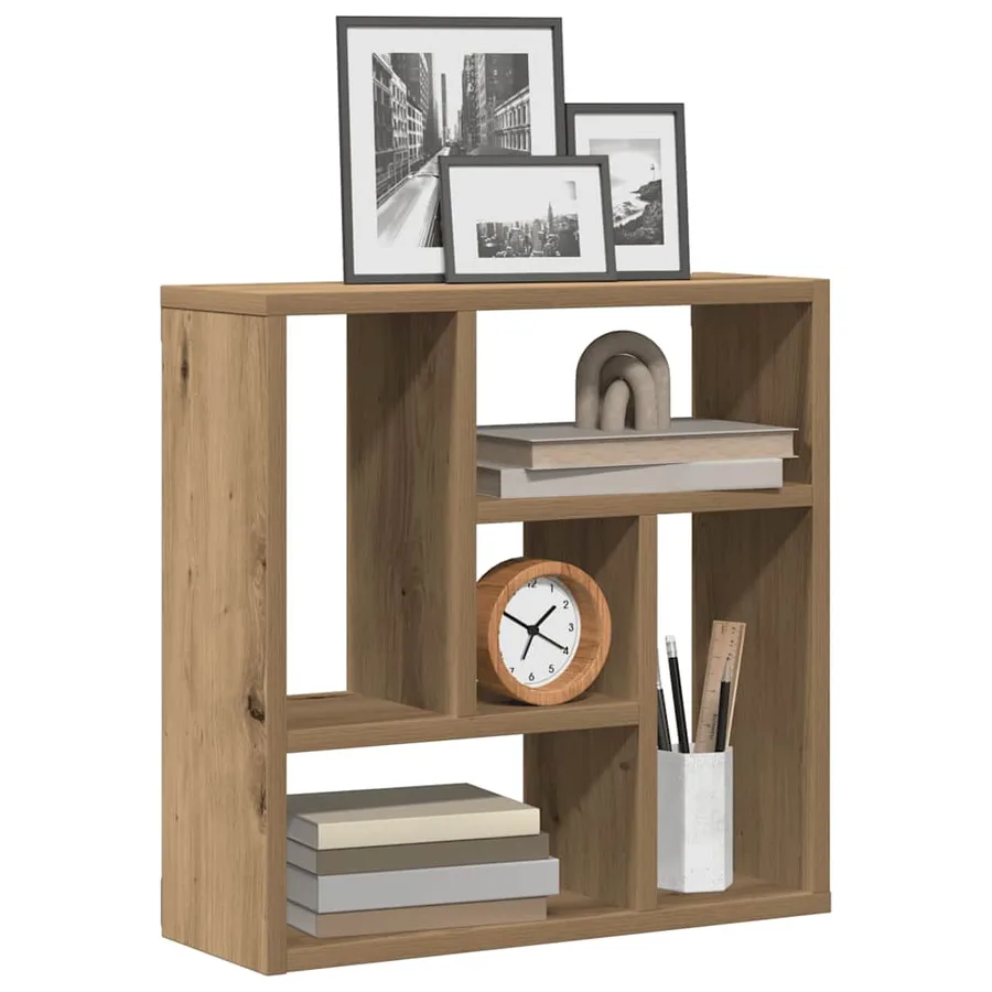 Étagère murale chêne artisanal 45x16x45 cm bois d'ingénierie - 3