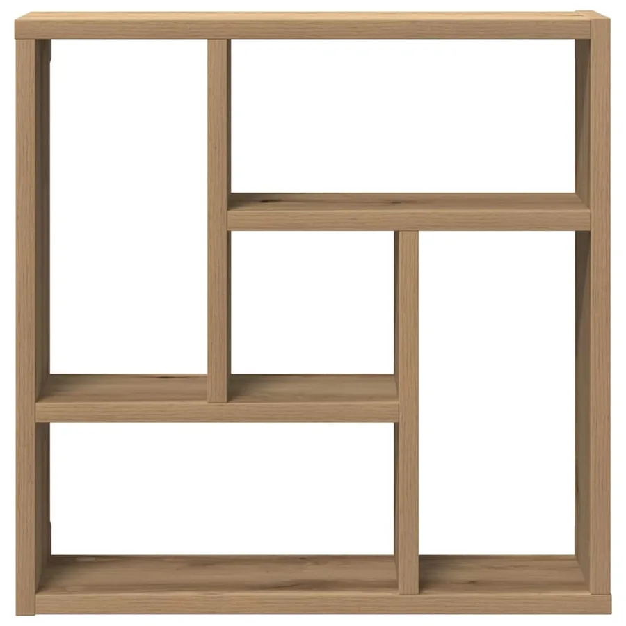Étagère murale chêne artisanal 45x16x45 cm bois d'ingénierie - 4