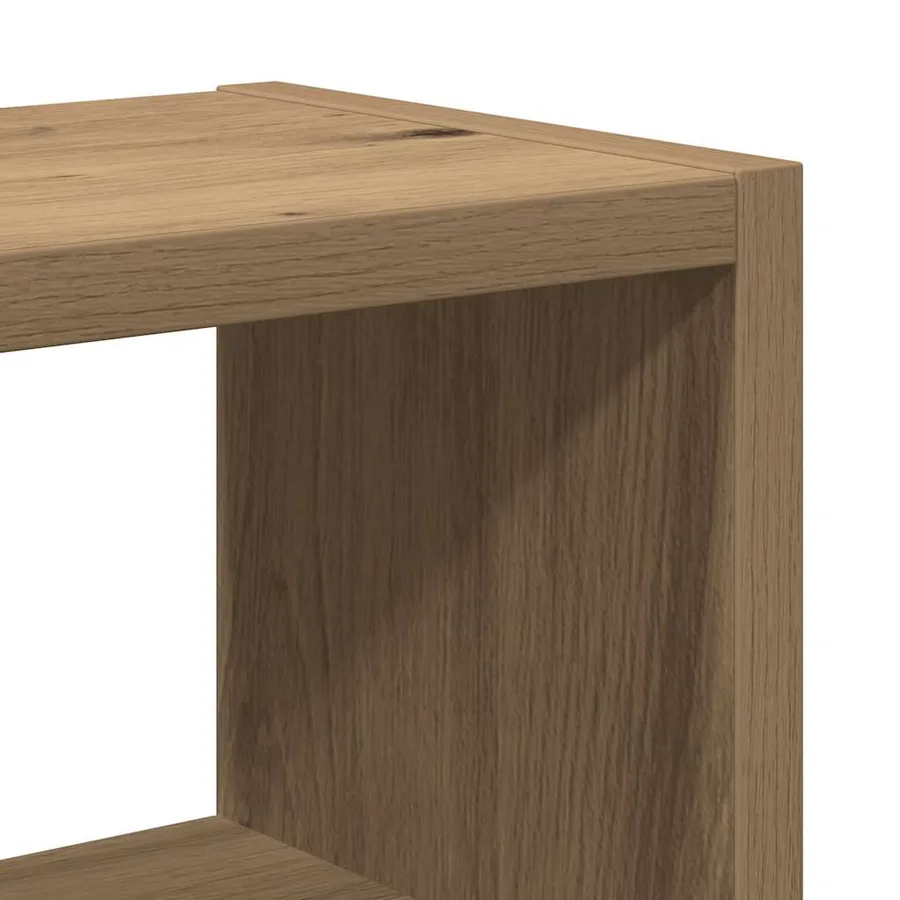 Étagère murale chêne artisanal 45x16x45 cm bois d'ingénierie - 7