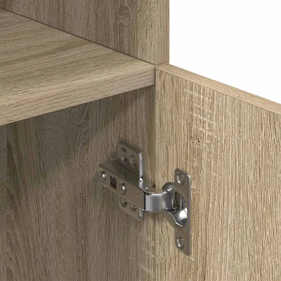 Armoire de cuisine chêne sonoma 57x41,5x131,5cm bois ingénierie - 8